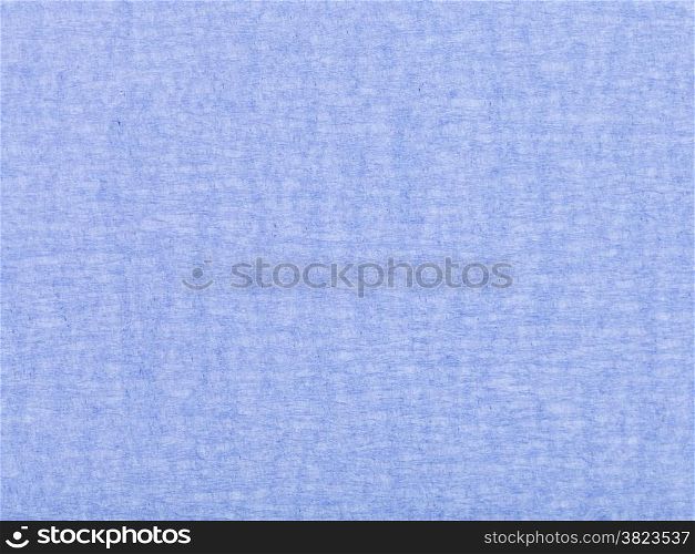 background from fibrous structure color blue paper close up