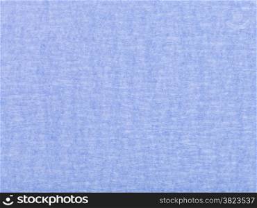 background from fibrous structure color blue paper close up