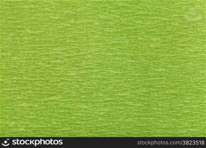 background from fibrous structure color green paper close up