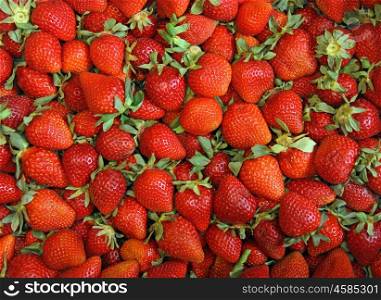 background from freshly harvested strawberries.. background from freshly harvested strawberries