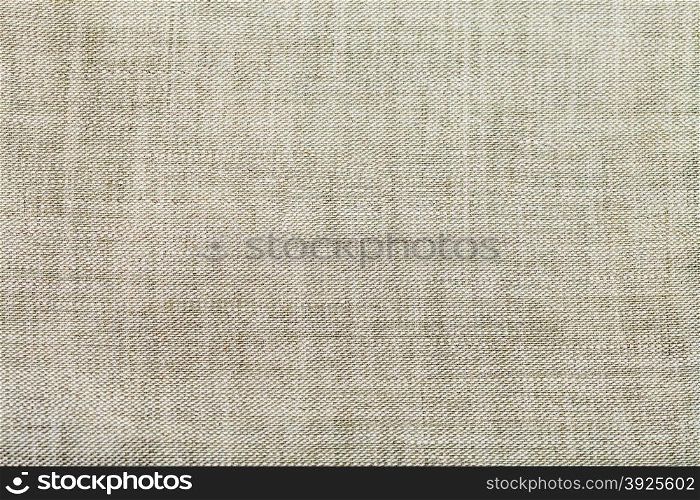 background from natural linen fabric close up