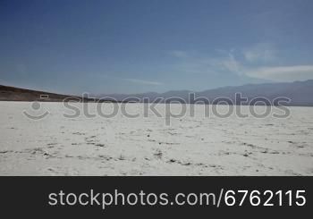 Background from salt in Death Valley, California