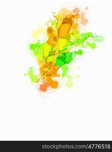 Background image. Background image with colorful splashes and drops