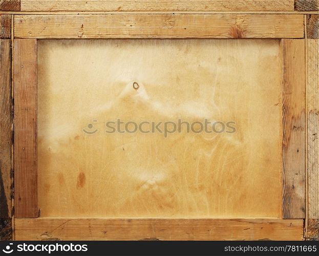 Background image of an old wooden crate
