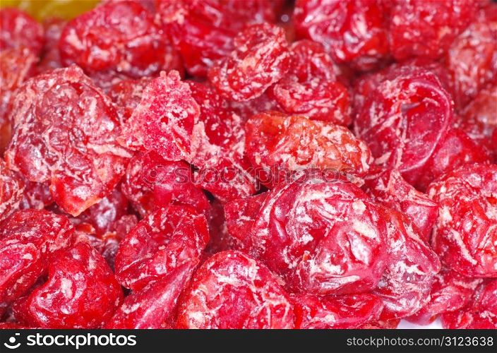 Background image of dry cranberries