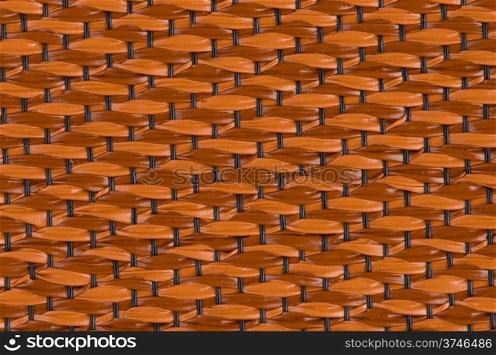 Background made of a closeup of an orange fabric texture