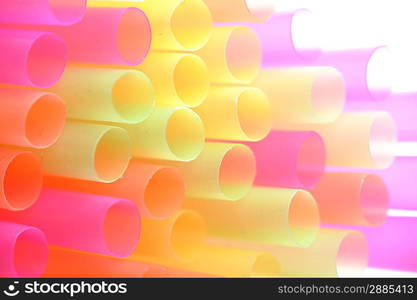 background made of color straws