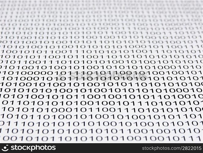 background of a binary code