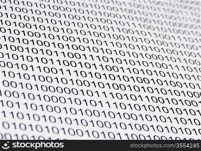 background of a binary code