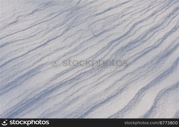 Background of a fresh snow