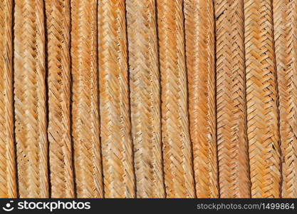 Background of a traditional African woven reed wall