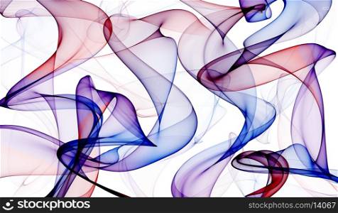 Background of abstract colorful smoke lines