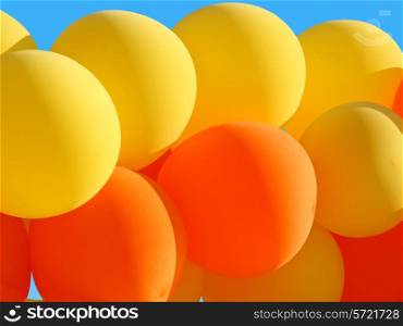 Background of beautiful balloons