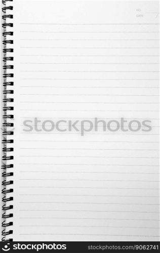 background of blank book on topview
