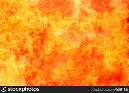 Background of blazing fire