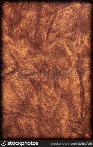 Background of brown imitation leather book cover