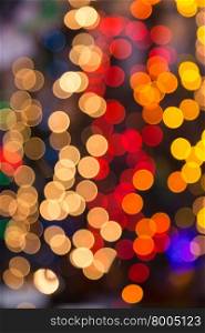 Background of Christmas Bokeh Lights
