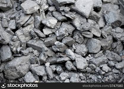background of coal pieces