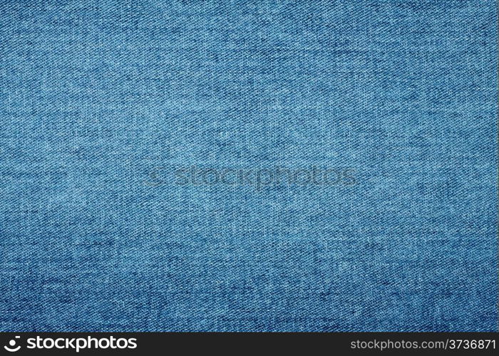 Background of coarse thick sturdy denim blue