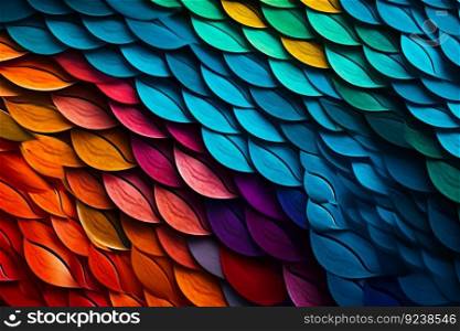 background of colorful fragments of scales, abstract mosaic generative ai.