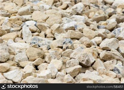background of crushed natural stones. crushed natural stones
