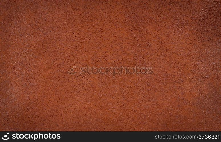 Background of fine brown a leather tanned