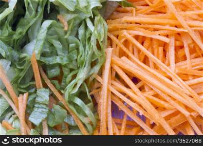 Background of fresh vegetabls salad