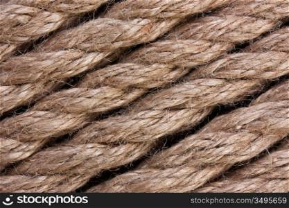 background of hemp rope