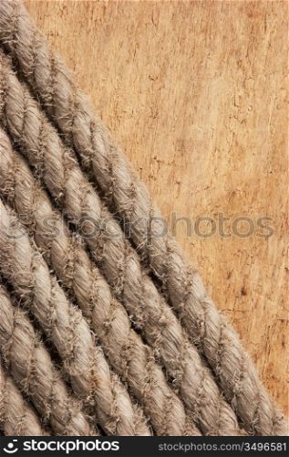 background of hemp rope