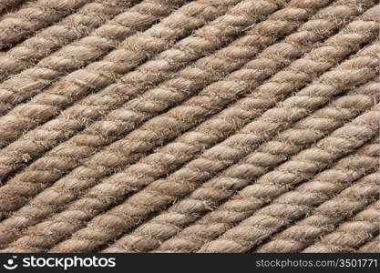 background of hemp rope