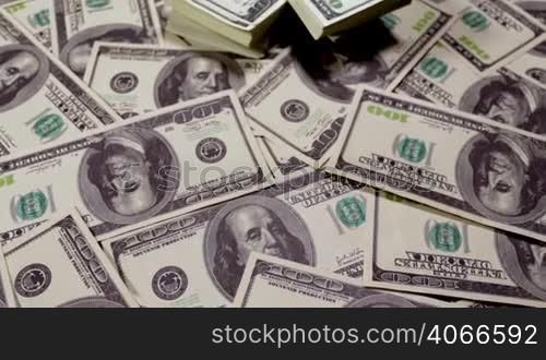 Background of hundred-dollar money