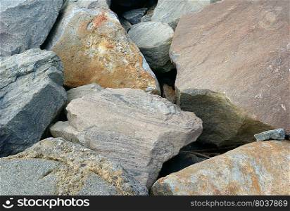 background of large granite stones