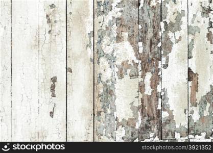 Background of light wooden planks, painted with environmentally friendly colors, vertical