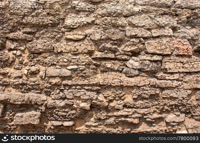 Background of old stones and bricks