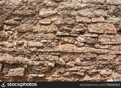 Background of old stones and bricks