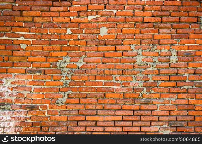 Background of old vintage looking brick wall. Background of old vintage looking brick wall of orange color