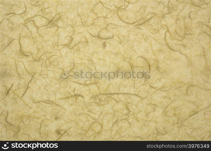 background of olive textured handmade mulberry paper