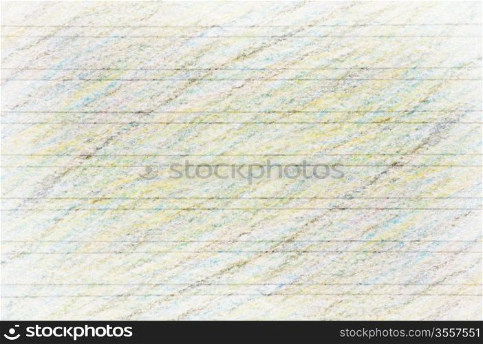 Background of pastel colors background. Sheet of paper with rows