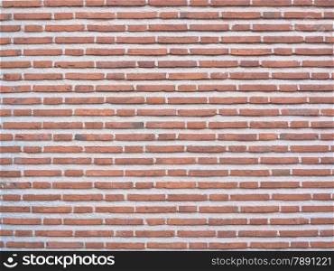 background of red brick wall texture pattern