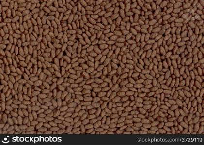 Background of rice chocolate flakes