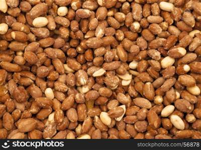 Background of roasted sweet peanut, closeup.. Background of roasted sweet peanut, closeup