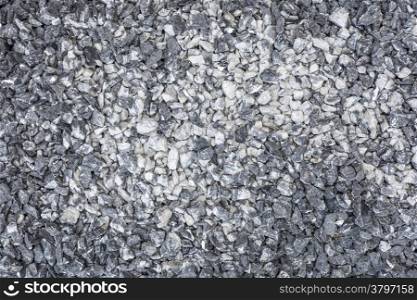 Background of rocky gravel stones closeup
