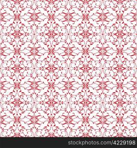 Background of seamless floral and dots pattern