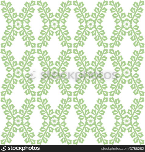 Background of seamless floral pattern