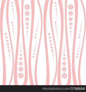 Background of seamless floral pattern