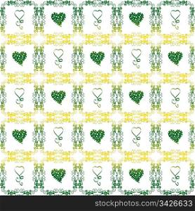 Background of seamless heart and love pattern