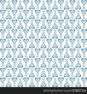 Background of seamless hearts pattern