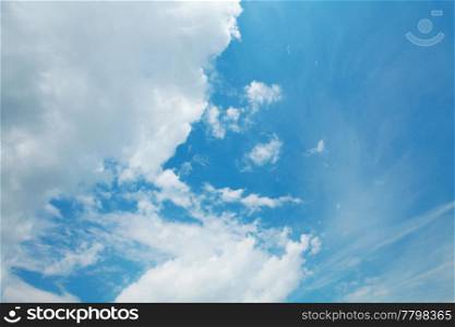 background of sky and clouds