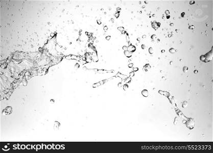 background of small bubbles water. close up
