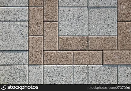 Background of stone wall. Isolated white